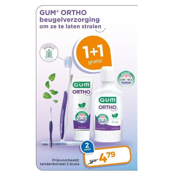 GUM Ortho beugelverzorging