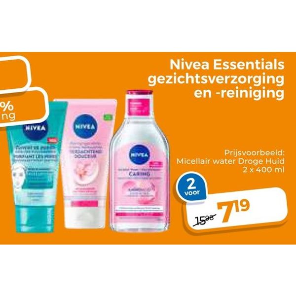 Nivea Essentials gezichtsverzorging en -reiniging