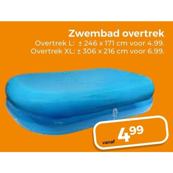 Zwembad overtrek
