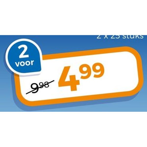 3-in-1 reinigingsdoekjes Droge huid