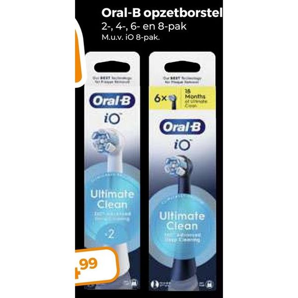 Oral-B opzetborstels Ultimate Clean