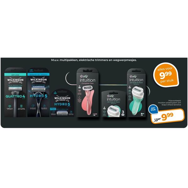 Wilkinson Sword scheersystemen en navulmesjes
