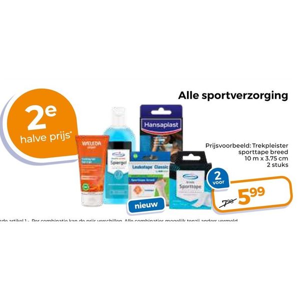 Trekpleister sporttape