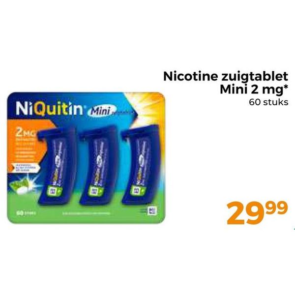 Nicotine zuigtablet Mini 2 mg