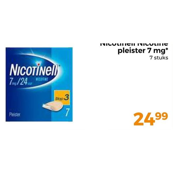 Nicotinell Nicotine pleister 7 mg