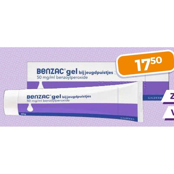 Benzac gel bij jeugdpuistjes