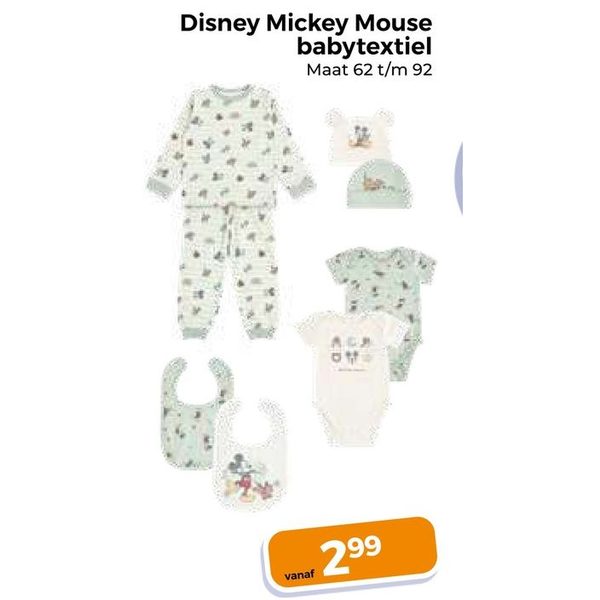 Disney Mickey Mouse babytextiel