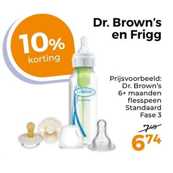 Dr. Brown's en Frigg spenen