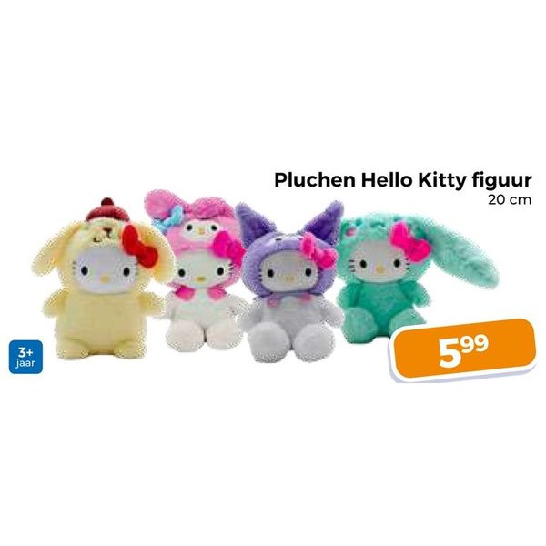 Pluchen Hello Kitty figuur