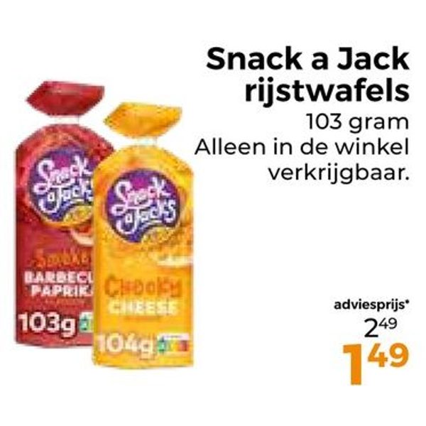 Snack a Jack rijstwafels