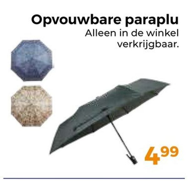 Opvouwbare paraplu