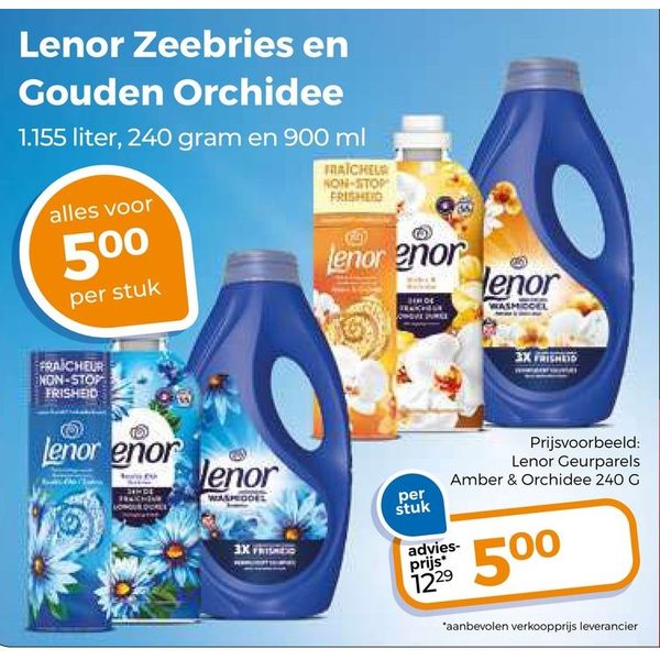 Lenor Zeebries en Gouden Orchidee