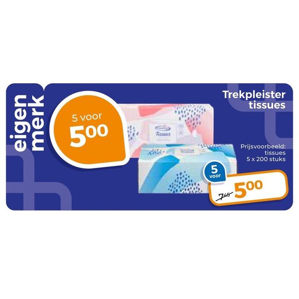 Trekpleister tissues