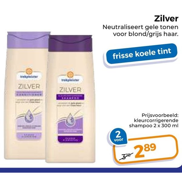 Zilver kleurcorrigerende shampoo