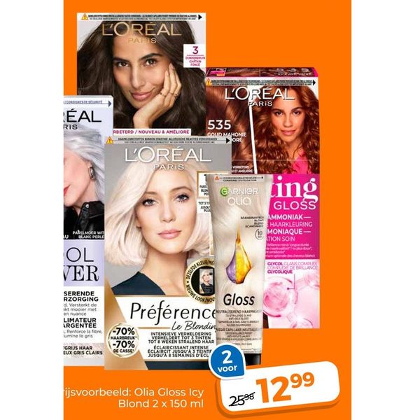 L'Oréal Paris en Garnier haarkleuring