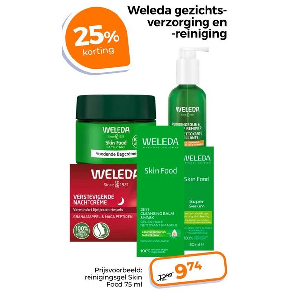 Weleda gezichtsverzorging en -reiniging