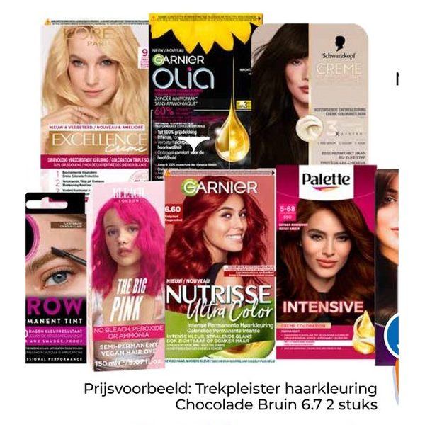 Trekpleister haarkleuring
