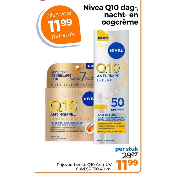 Q10 Anti-Rimpel Expert dag-, nacht- en oogcrème