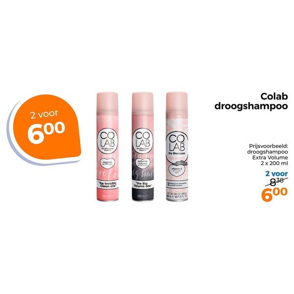 Colab droogshampoo