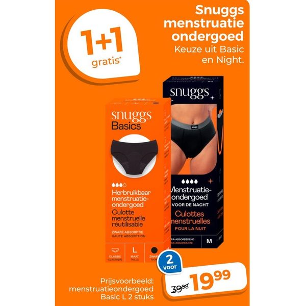 Snuggs menstruatieondergoed