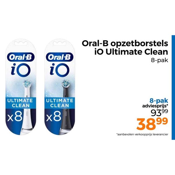 Oral-B opzetborstels iO Ultimate Clean 8-pak