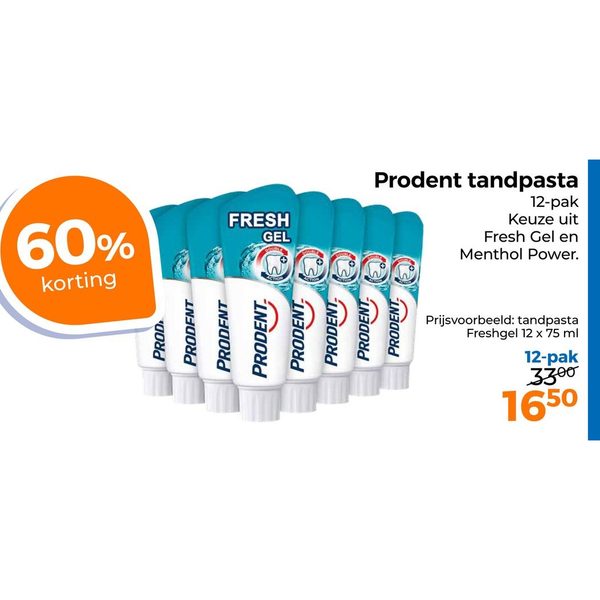 Prodent tandpasta 12-pak