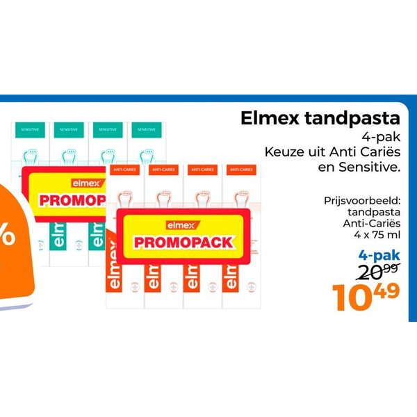 Elmex tandpasta 4-pak