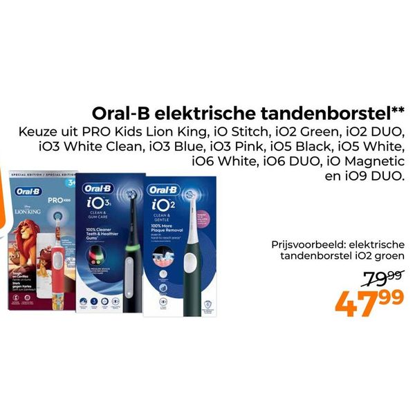 Oral-B elektrische tandenborstel