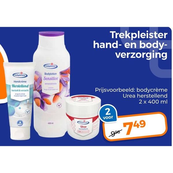 Trekpleister hand- en body-verzorging