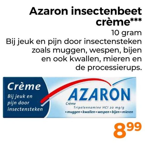 Azaron insectenbeet crème