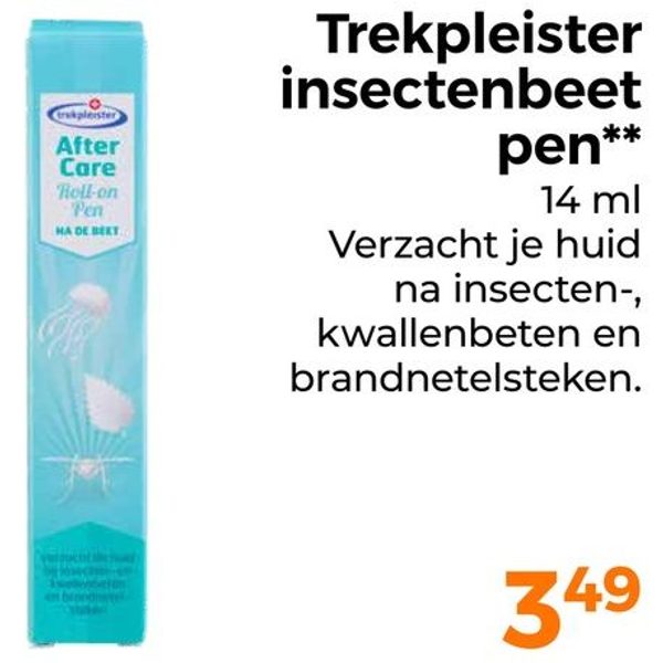 Trekpleister insectenbeet pen