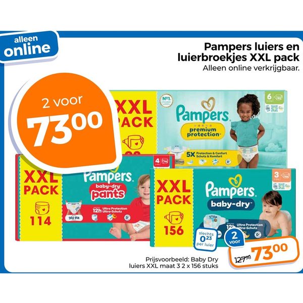 Pampers luiers en luierbroekjes XXL pack