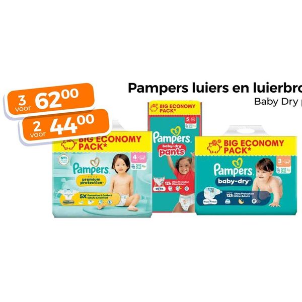 Pampers luiers en luierbroekjes big pack