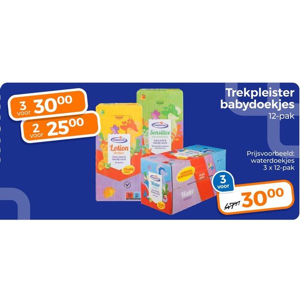 Trekpleister babydoekjes