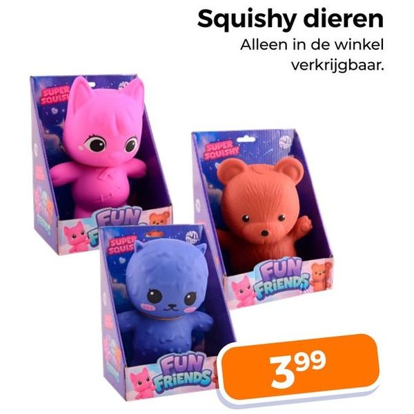 Squishy dieren