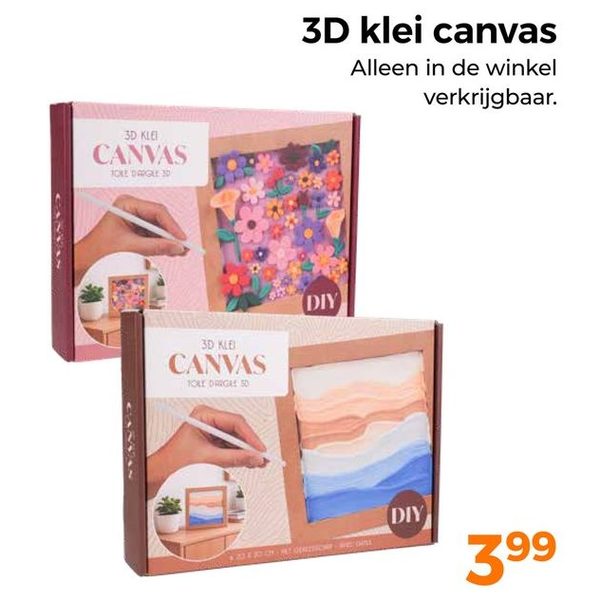 3D klei canvas
