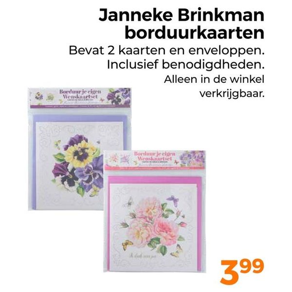 Janneke Brinkman borduurkaarten