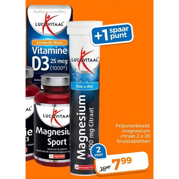 Magnesium citraat bruistabletten
