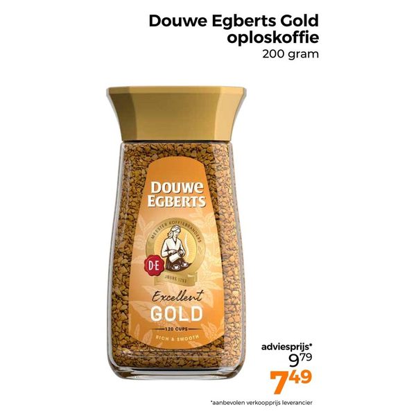 Douwe Egberts Gold oploskoffie
