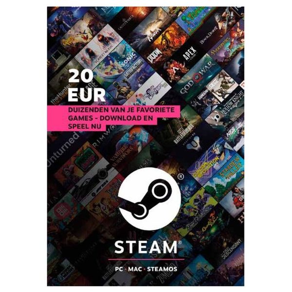 Steam cadeaukaart 20
