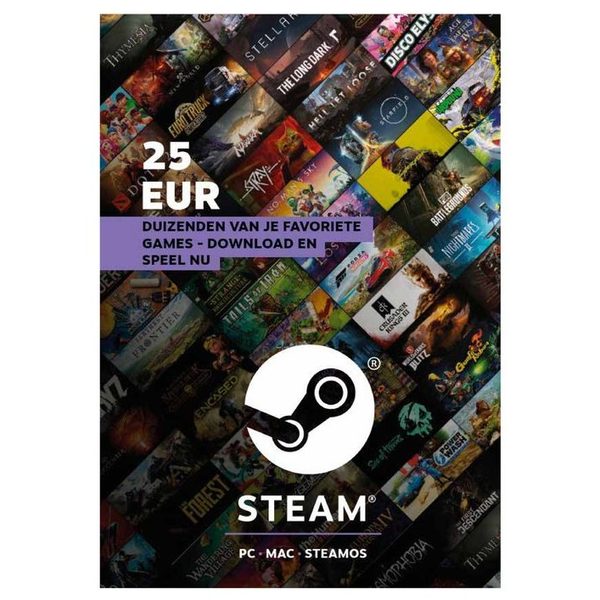 Steam cadeaukaart 25