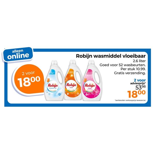 Robijn wasmiddel vloeibaar
