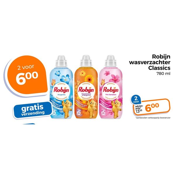 Robijn wasverzachter Classics
