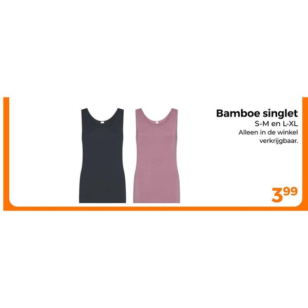 Bamboe singlet