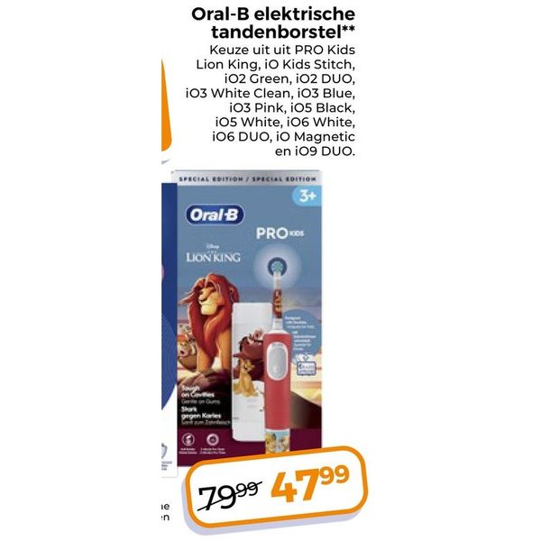 Oral-B elektrische tandenborstel