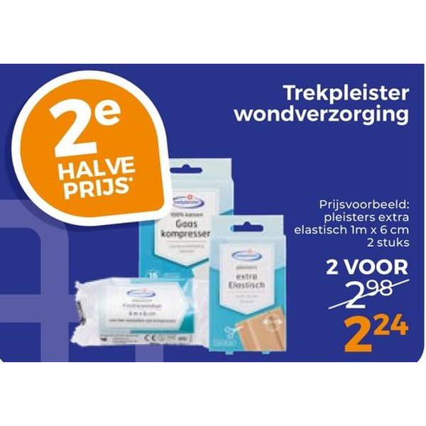 Trekpleister wondverzorging