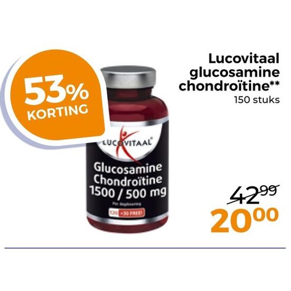 Lucovitaal glucosamine chondroïtine