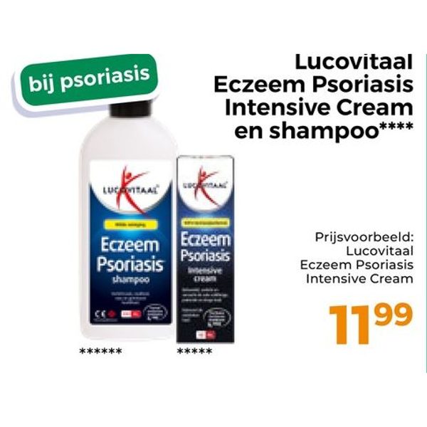 Eczeem Psoriasis Intensive Cream en shampoo