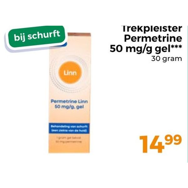 Permetrine 50 mg/g gel