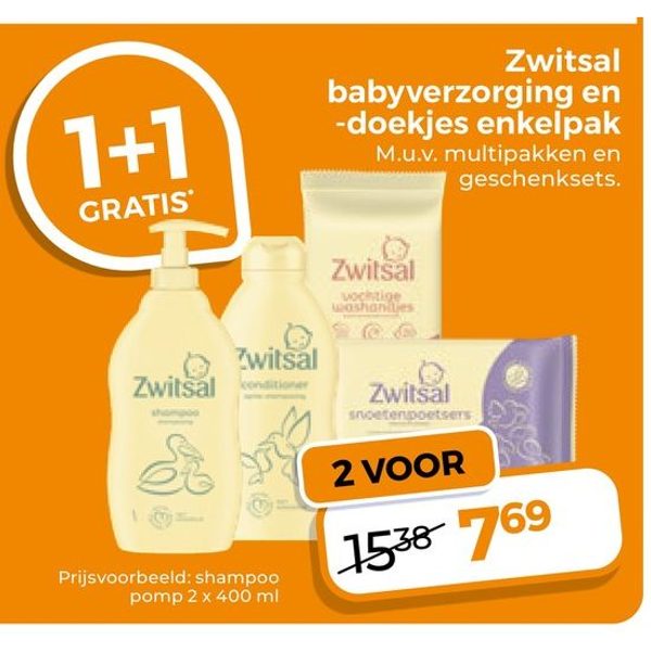 Zwitsal babyverzorging/doekjes